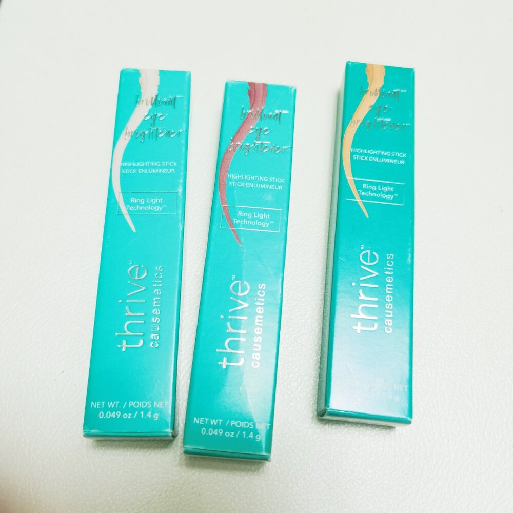 3pcs/Muna+Aurora+Stella/Thrive Causemetics Brilliant Highlighting Stick Eye New